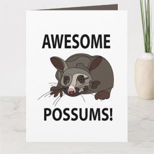 Possums Geweldige Funny Possums Kaart