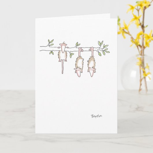 POSSUMS KAART (Gele Bloem)