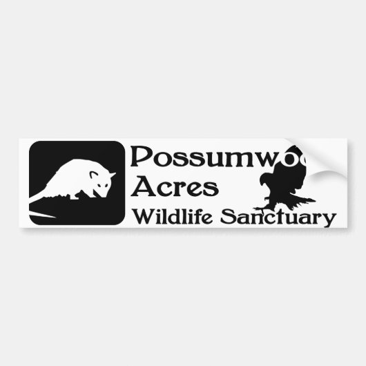 Possumwood Acres Logo Bumpersticker (Voorkant)