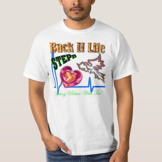 Post 296 Stepn Back II Life T-Shirt V3 (Voorkant)