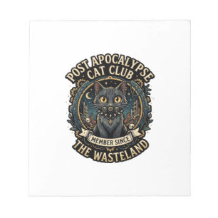 Post Apocalypse Kat Kat Vader Cadeau Idee - Post A Notitieblok