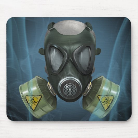 Post-Apocalyptic Gas Mask Muismat (Voorkant)