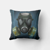 Post-Apocalyptic Gasmask Kussen (Achterkant)