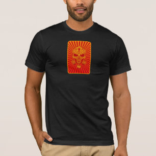 Post Apocalyptic Sugar Skull, rood T-shirt