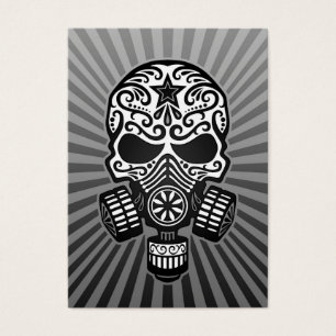 Post Apocalyptique crâne de sucre, gris