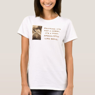 post-apocalyptische breien t-shirt
