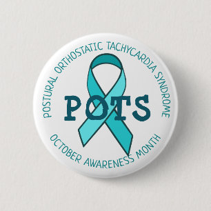 Post Awareness Month Ribbon Ronde Button 5,7 Cm