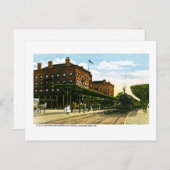 Post B&O, Cumberland, Maryland Briefkaart (Voorkant / Achterkant)