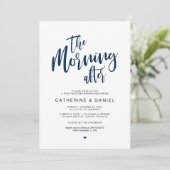 Post bruiloft Brunch, de ochtend na Kaart (Staand voorkant)