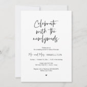 Post bruiloft Brunch, gevierd met newlyweds Kaart (Voorkant)