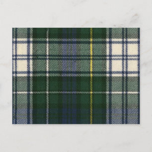 Post Card Campbell Dress Modern Tartan Print Briefkaart