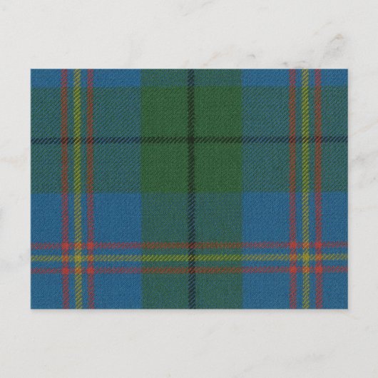 Post Card Carmichael Ancient Tartan Print Briefkaart (Voorkant)