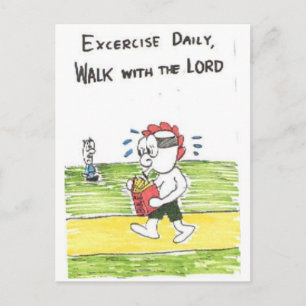 Post Card - Funny Church-tekens Briefkaart