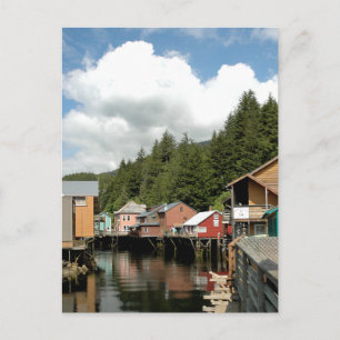 Post Card - Ketchikan Creek Street - Alaska Briefkaart