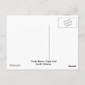 Post Card: Outer Beach on the Cape Briefkaart (Achterkant)