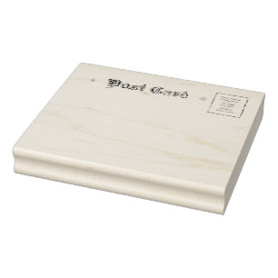   Post Card Rubber Art Stamp Rubberstempel