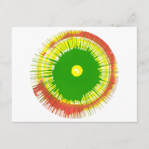 Post Card Spin Art Briefkaart