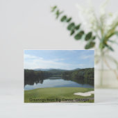 Post Card uit Big Canoe Georgia Briefkaart (Staand voorkant)