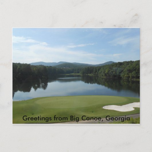 Post Card uit Big Canoe Georgia Briefkaart (Voorkant)