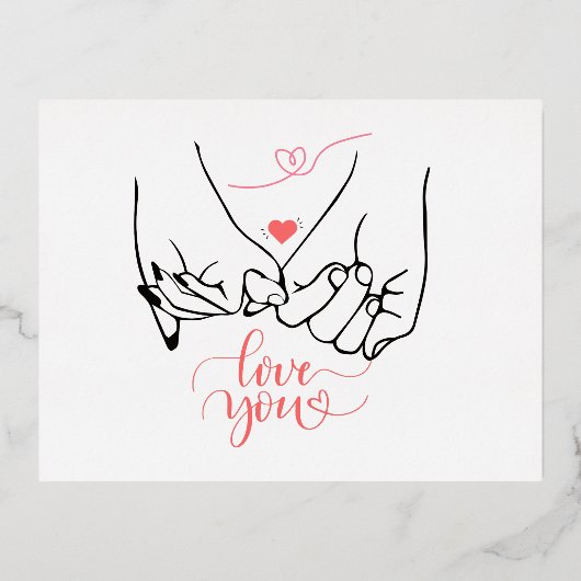 Post cards folie feestdagen briefkaart (Voorkant)