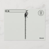 Post-croisement - Carte postale Halloween sorcière (Dos)