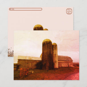 Post-croisement - Vielle grange : Carte postale de