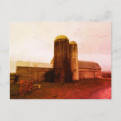 Post-croisement - Vielle grange : Carte postale de (Devant)