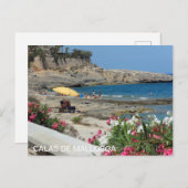 post de Calas de Mallorca, Playa Briefkaart (Voorkant / Achterkant)