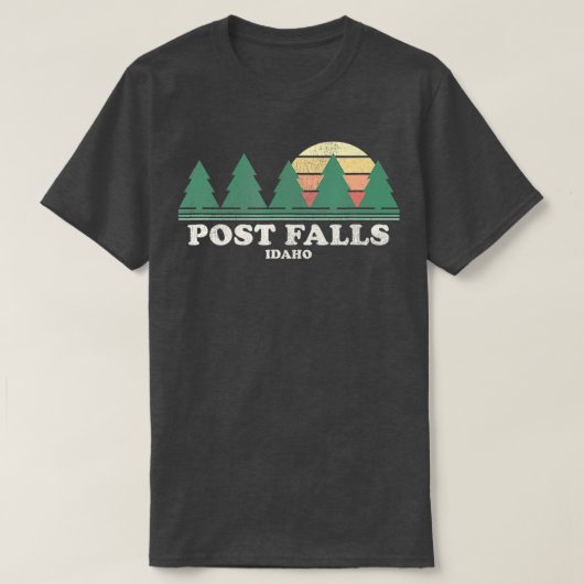 Post Herfst ID Throwback Retro 70s Design T-shirt (Design voorkant)
