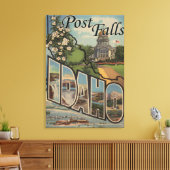 Post-Herfsten, Idaho - Grote Letter-scènes Canvas Afdruk (Insitu (Woonkamer))