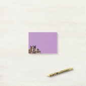 post het merkt paarden op post-it® notes (Op bureau)