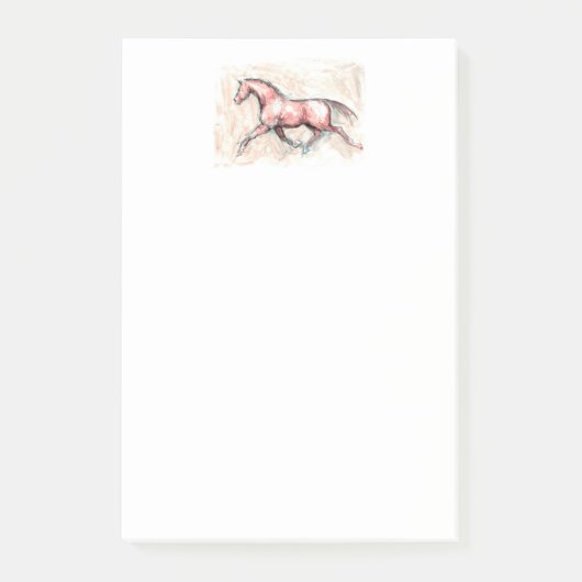 POST HET MET HORSE POST-IT® NOTES (Voorkant)