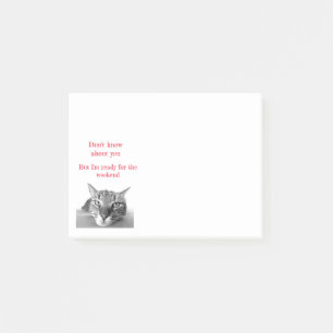 Post het Notities-grappig kat Post-it® Notes