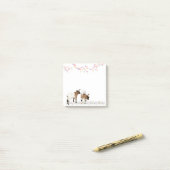 POST-IT® 花とかわいい子ヤギ♡ (Sur un bureau)