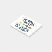 Post-it® 100% de chance de moi vous dire la prévision (Incliné)