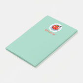 Post-it® 100% de Rage Biologique Drôle Tomate Enragée (Incliné)