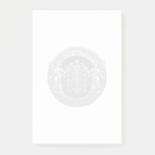 Post-it® [100] Deux Ninurtas d'argent avec arbre de vie