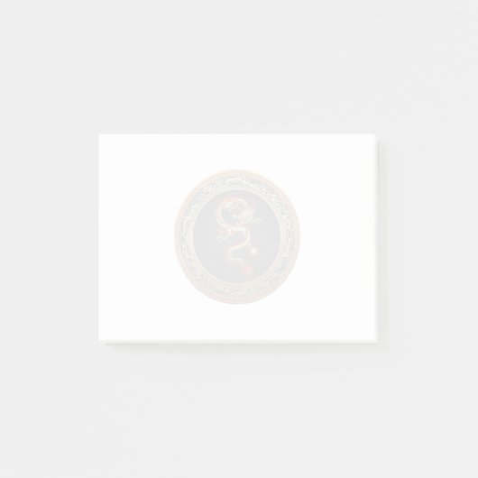 Post-it® [100] Dragon chinois d'or Fucanglong (Devant)