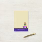 Post-it® 100% Groovy Rainbow Hand Peace Sign (Sur un bureau)