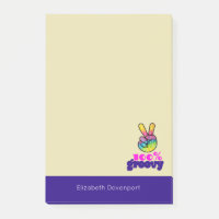 100% Groovy Rainbow Hand Peace Sign