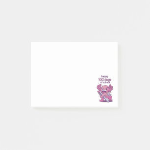 Post-it® 100 jours d'aimant d'invitation scolaire