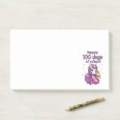 Post-it® 100 jours d'école (Sur un bureau)