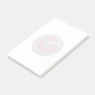 Post-it® [100] Lion ailé assyrien : Or et Lamassu noir