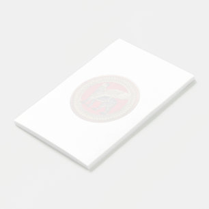 Post-it® [100] Lion ailé assyrien : Or et Lamassu noir