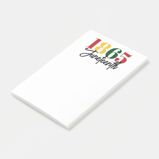 Post-it® 1865 Liberté Célébration de l'histoire noire (Incliné)