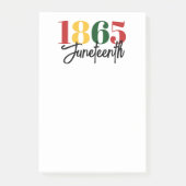 Post-it® 1865 Liberté Célébration de l'histoire noire (Devant)