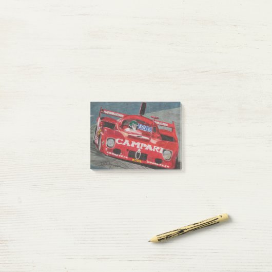 Post-it® 1975 Alfa Romeo T33:TT:12 (Sur un bureau)