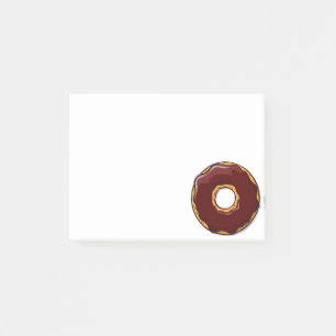 Post-it® 1 conception de beignet de chocolat de bande