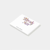 Post-it® *~* 1 Manifeste AP85 Gratitude florale DÉJÀ AM (Incliné)