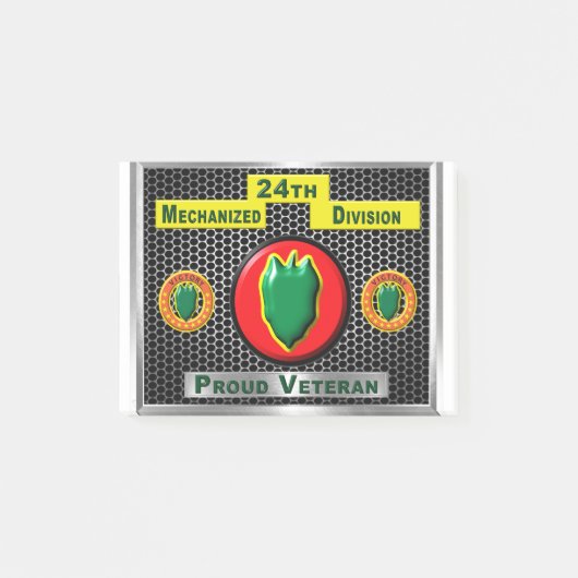 Post-it® 24e division d'infanterie mécanisée (Devant)